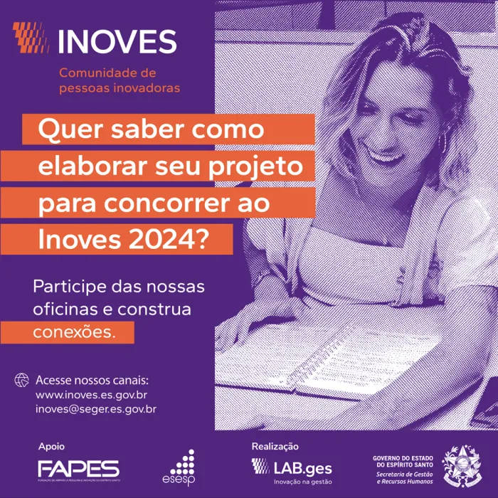 LAB.ges promove oficinas sobre elaboração do plano de projeto para o Prêmio Inoves 2024