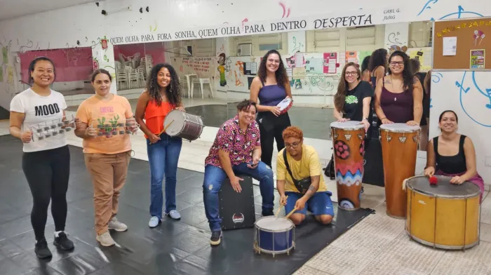 Assistência Social promove oficina com projeto As Minas do Samba