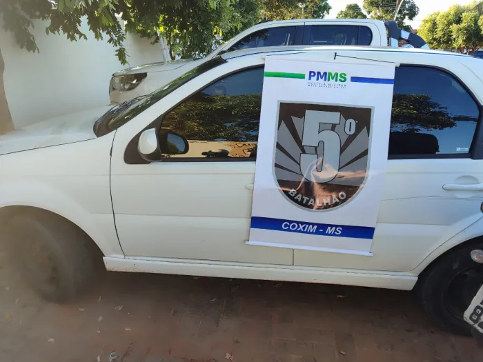 Polícia Militar recupera veículo furtado e prende autores em flagrante me menos de 24h em Coxim