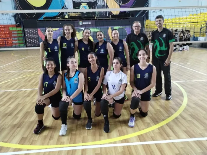 Vôlei feminino conquista 2º lugar em fase dos Jogos Abertos da Juventude