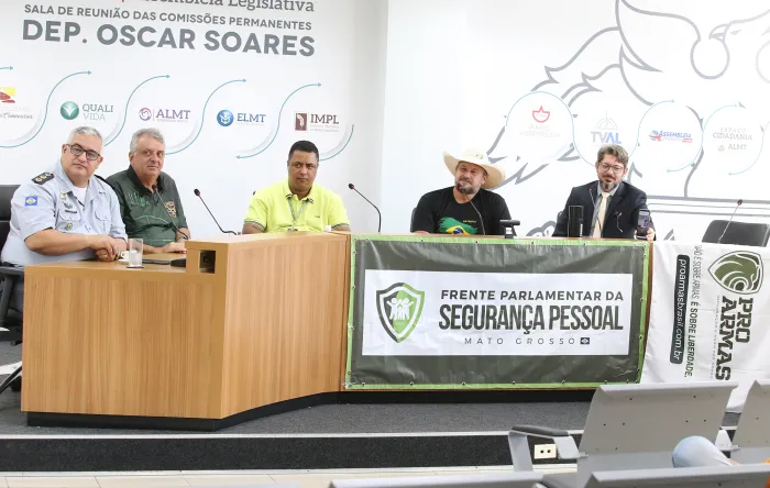 Porte e posse de armas de fogo são discutidos na ALMT