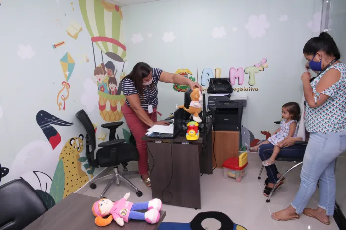 ALMT tem posto pioneiro no Brasil de identificação para bebês