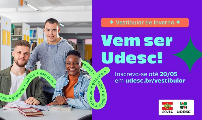 Udesc Alto Vale oferece três cursos no vestibular com inscrições até 20 de maio