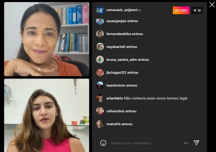 Depressão pós-parto é discutida em live realizada pela Câmara Municipal