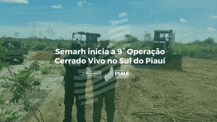 Semarh inicia 9ª Operação Cerrado Vivo no Sul do Piauí