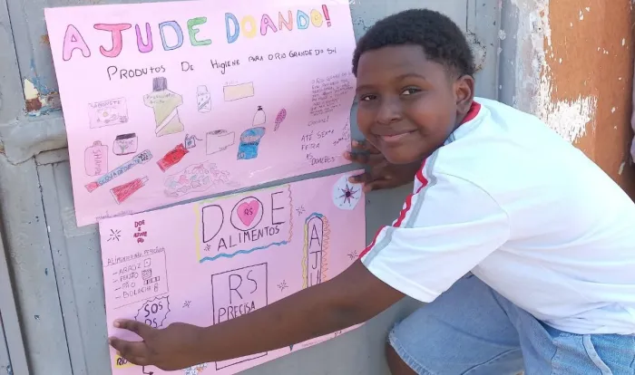 Escolas Municipais se mobilizam para ajudar vítimas das enchentes