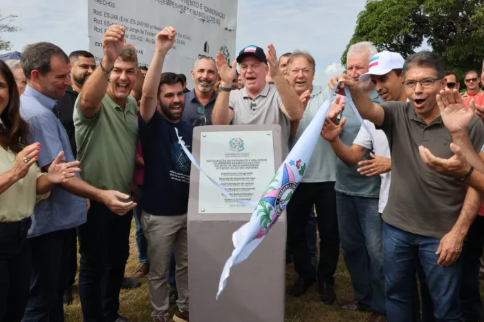 Estado inaugura trecho da Rodovia ES-248 e anuncia novos investimentos em Colatina