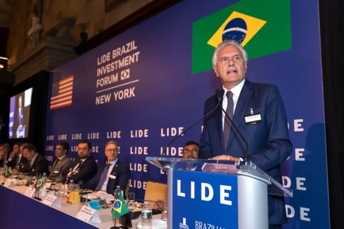 Caiado apresenta Goiás em evento nos EUA