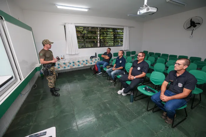 Guarda Ambiental de PG promove treinamento para corporação de Mogi Mirim