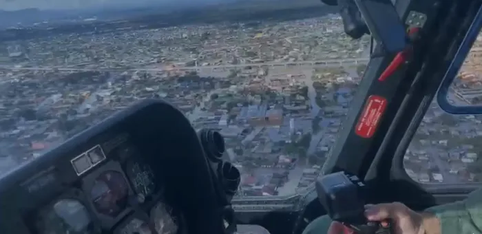 Ajuda que vem do alto: helicóptero do Corpo de Bombeiros de Goiás resgata vítimas em cidades ilhadas (Fotos e Vídeo: CBMGO)