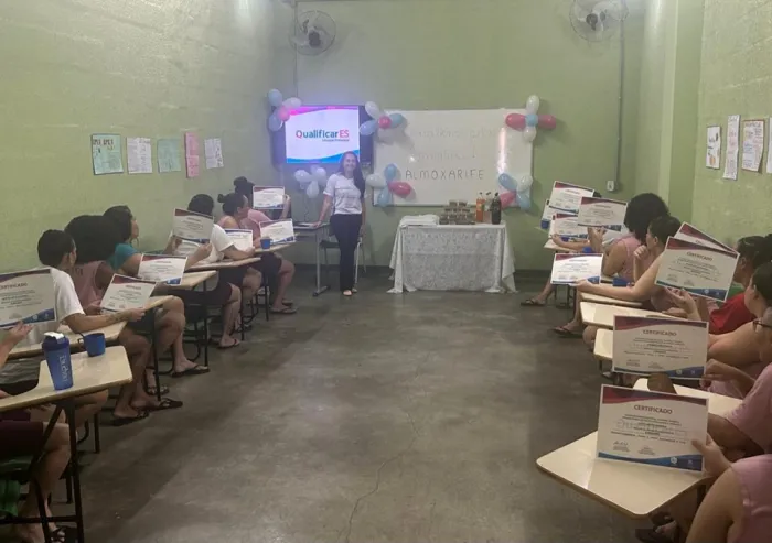 Unidade prisional celebra formatura em curso profissionalizante