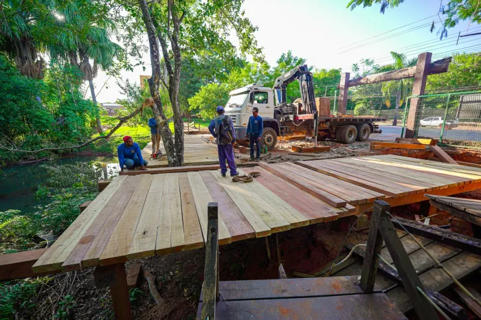 Município inicia obras de melhorias no Parque dos Buritis