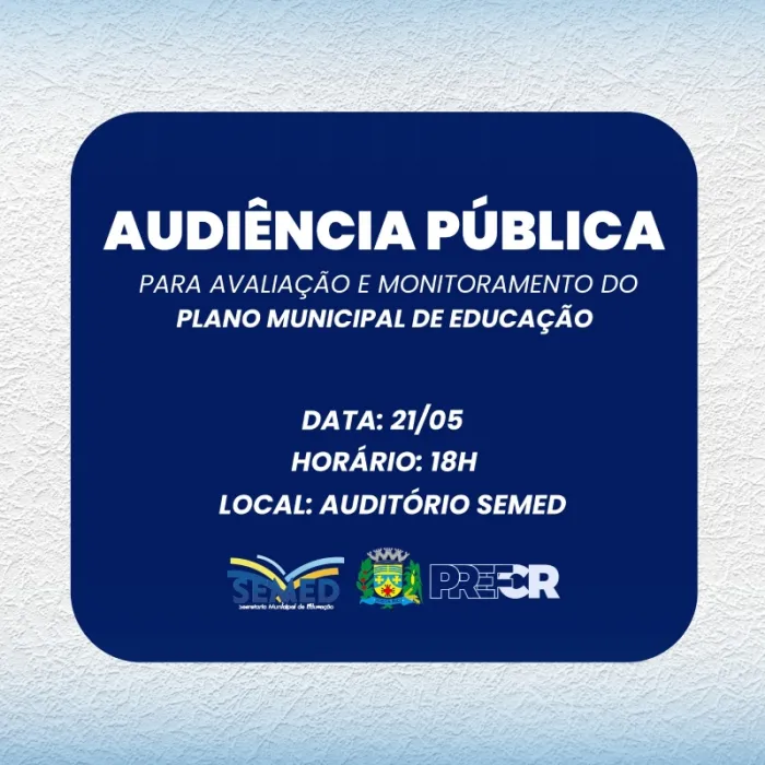 SEMED de Costa Rica promove audiência pública nesta terça-feira para avaliação...