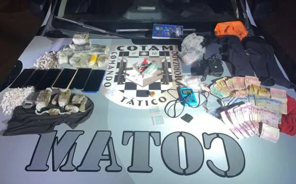 Polícia Militar realiza prisão e apreende quase 2 kg de drogas no Bonsucesso