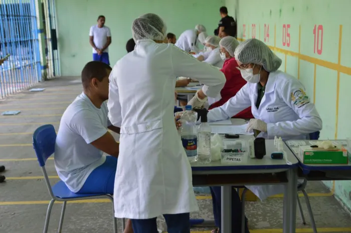 Secretaria da Justiça realiza mutirão de saúde e de situação jurídica em Penitenciária de Teresina