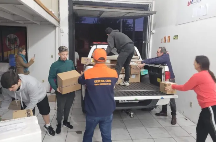 Com atuação de equipes dos Bombeiros, PM e Defesa Civil, MS continua a apoiar o Rio Grande do Sul