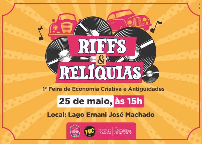1ª Feira de Economia Criativa e Antiguidades acontece neste sábado (25)