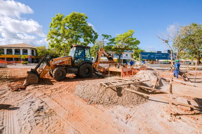 Obras de requalificação e urbanização de Guarajuba avançam para nova fase