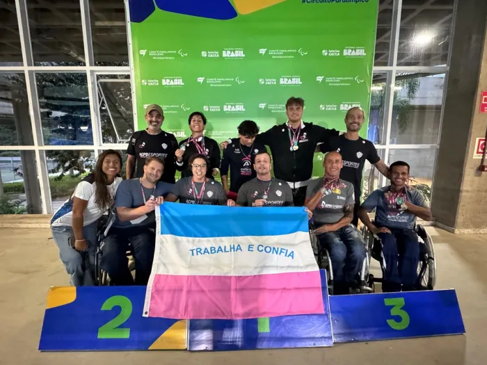 Delegação capixaba conquista 21 medalhas na fase nacional do Circuito Loterias Caixa de Natação Paralímpica