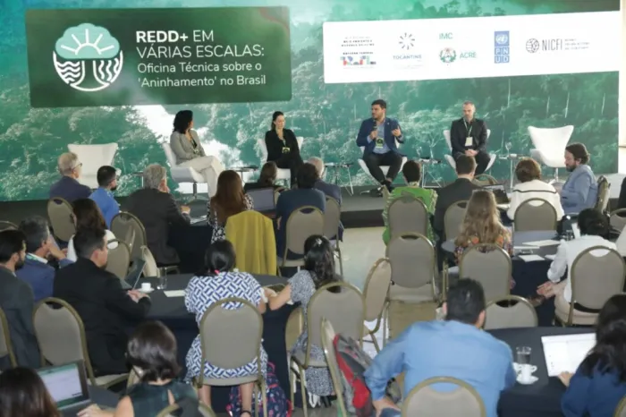 Gestores do Acre participam de oficina técnica sobre projetos privados e jurisdicionais de carbono florestal no Brasil