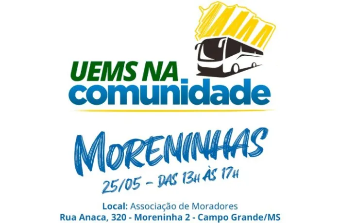 Programa UEMS na Comunidade acontecerá sábado no bairro Moreninha II