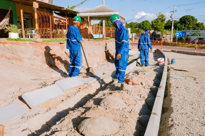 Requalificação de Itacimirim prossegue com obras a todo vapor