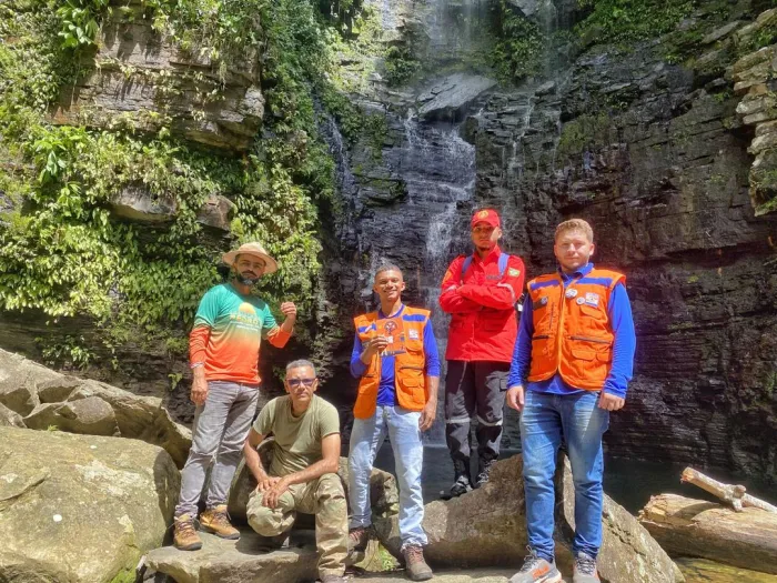 Defesa Civil monitora cachoeiras de Pedro II em ação da Campanha Banho Seguro