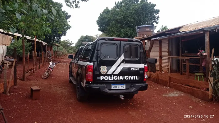 Polícia Civil cumpre mandado e prende mulher investigada por participação no homicídio com ocultação de cadáver. Todos os quatro envolvidos foram presos em Sidrolândia