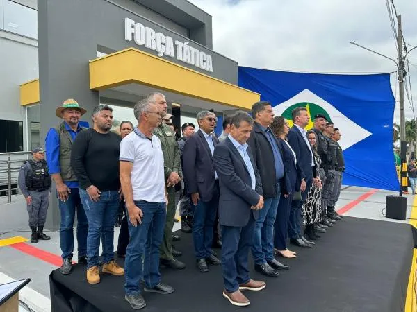 Vereadores participam da inauguração do Batalhão da Força Tática de Sorriso