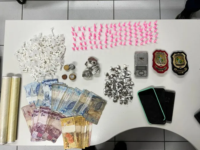 Polícia Civil captura trio e apreende drogas no bairro Montese