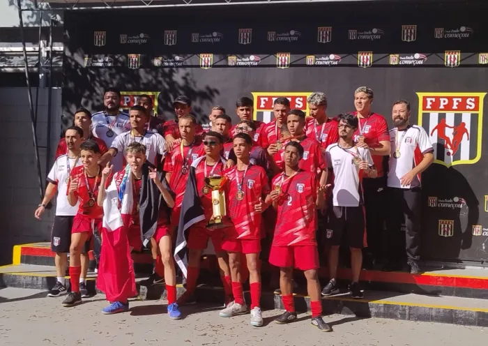 Time Praia Grande de futsal sub-16 é campeão Metropolitano da Série A-2