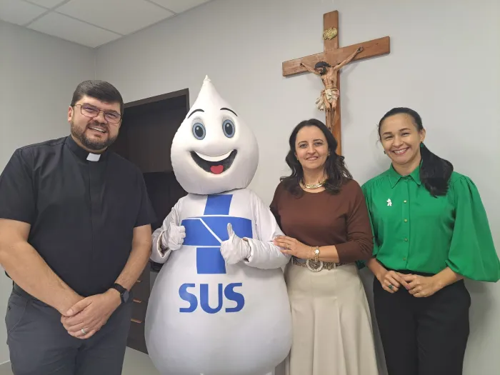 Organização da Romaria e Secretaria Estadual de Saúde fazem parceria para incentivar vacinação de romeiros (Fotos: SES-GO)