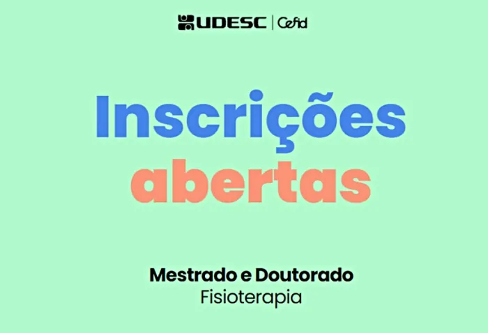 Udesc Cefid abre 32 vagas em Florianópolis para cursos de mestrado e doutorado em Fisioterapia