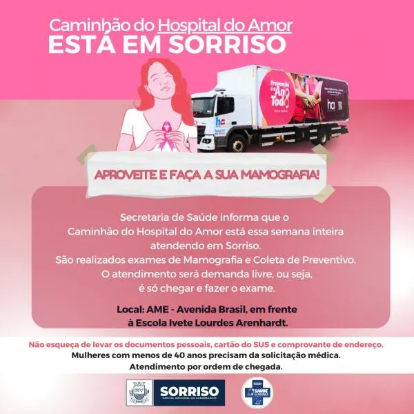 Foto: Reprodução/Prefeitura de Sorriso - MT