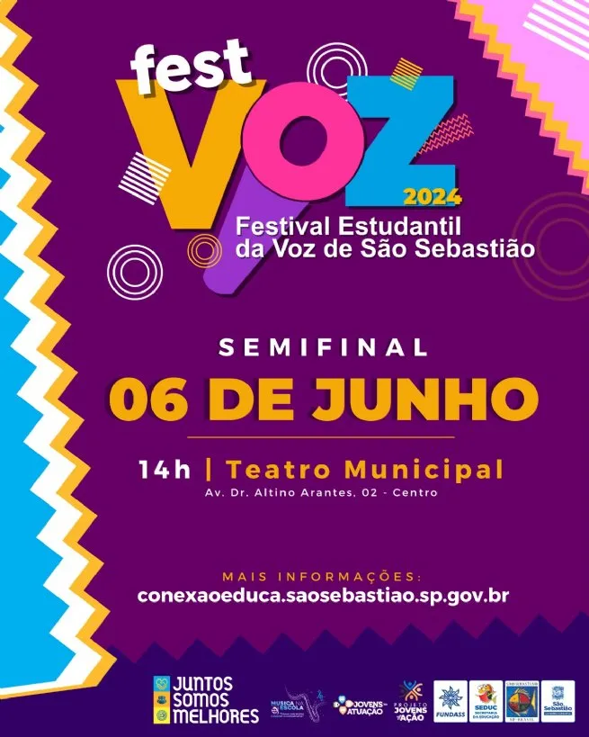 São Sebastião realiza semifinal do FestVoz nesta quinta-feira