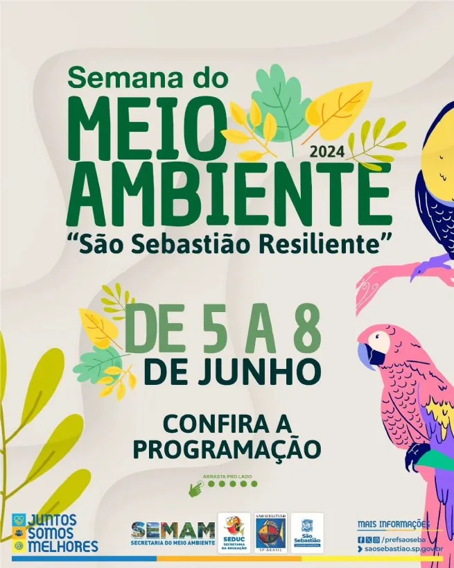 Prefeitura de São Sebastião inicia celebrações da Semana do Meio Ambiente