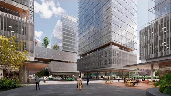 Projeção do centro administrativo do Governo do Estado de São Paulo