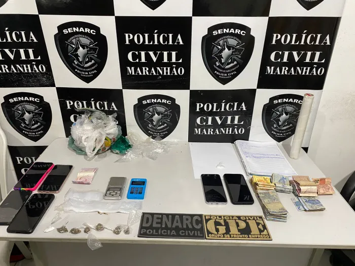 Polícia Civil prende dois suspeitos em flagrante durante operação de combate ao narcotráfico em Timon