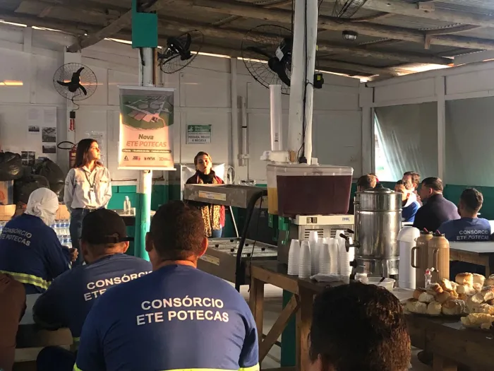 Ações de conscientização marcam a semana do meio ambiente na obra da nova ETE Potecas