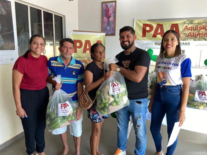 Seaspac: CRAS Morada Nova beneficia 40 famílias com cestas verdes do Programa de Aquisição de Alimentos