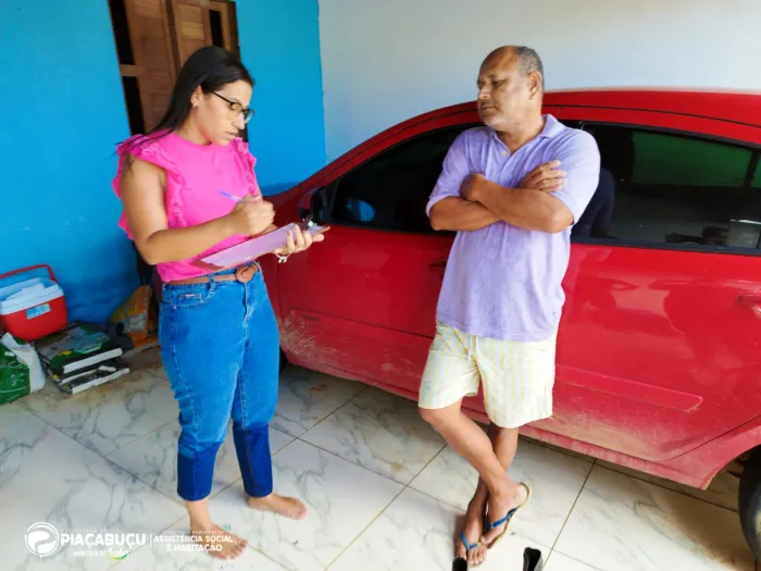 Equipe Técnica da Secretaria de Assistência Social Avalia Situação dos Moradores do Pontal do Peba Afetados pela Chuva