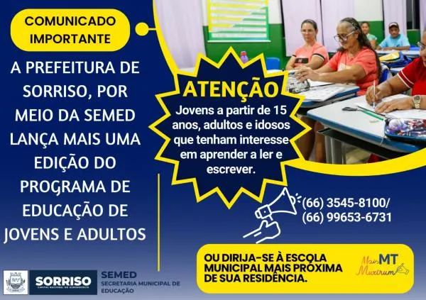 Foto: Reprodução/Prefeitura de Sorriso - MT