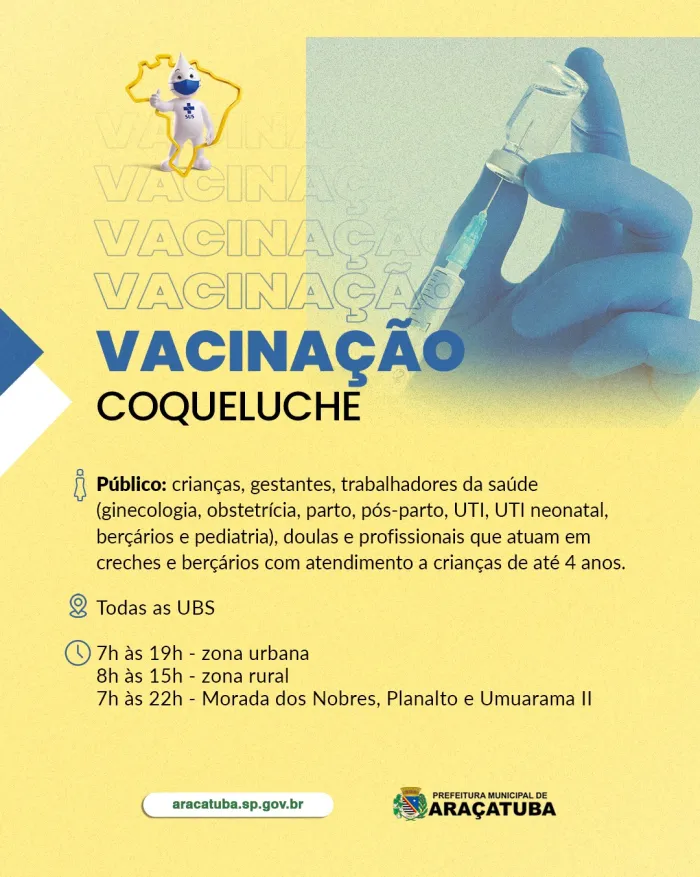 VACINA COQUELUCHE