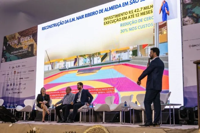 Projetos de escolas inovadoras em São Sebastião são destaque no painel principal do Conexidades