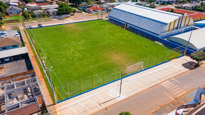 Novo campo de futebol do bairro Rio Verde será entregue neste sábado (08)