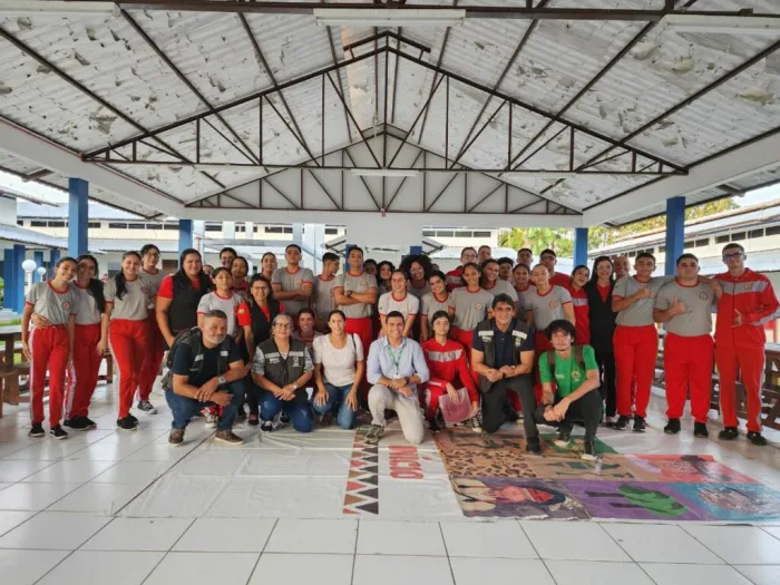 “O meio ambiente é essencial à vida do ser humano”, disse aluna de escola militar durante ações da Sema e Imac em Cruzeiro do Sul