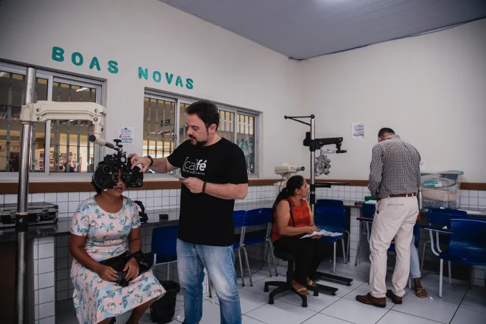 Governo promove ação do Cuidar de Todos Oftalmo na Cidade Operária