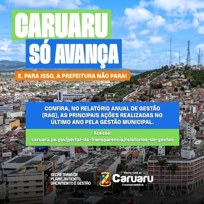 Foto: Reprodução/Prefeitura de Caruaru - PE
