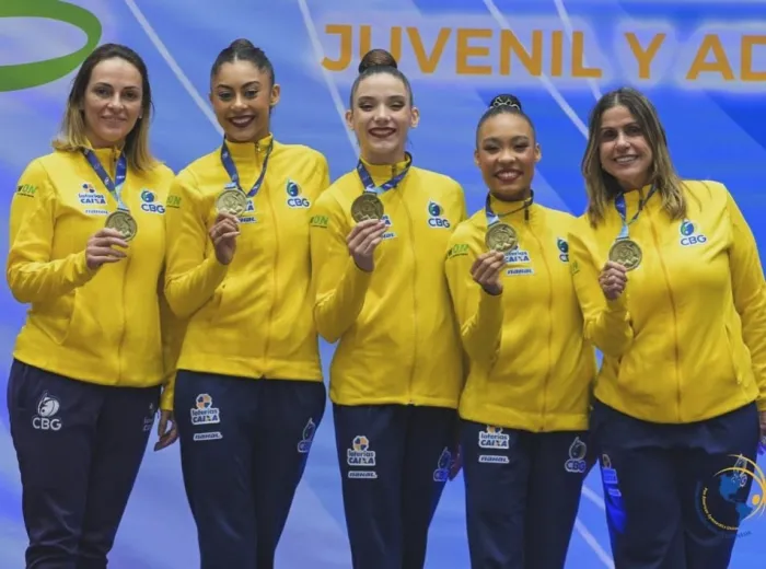 Com capixabas, Brasil fatura 12 medalhas no Pan-Americano de Ginástica Rítmica
