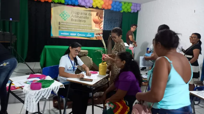Setur-MA oferece oficina para artesãos de Buriticupu e de Bacabal